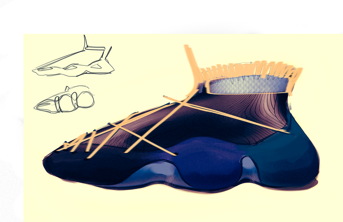 automobile，Hand drawn，informal essay，ps，