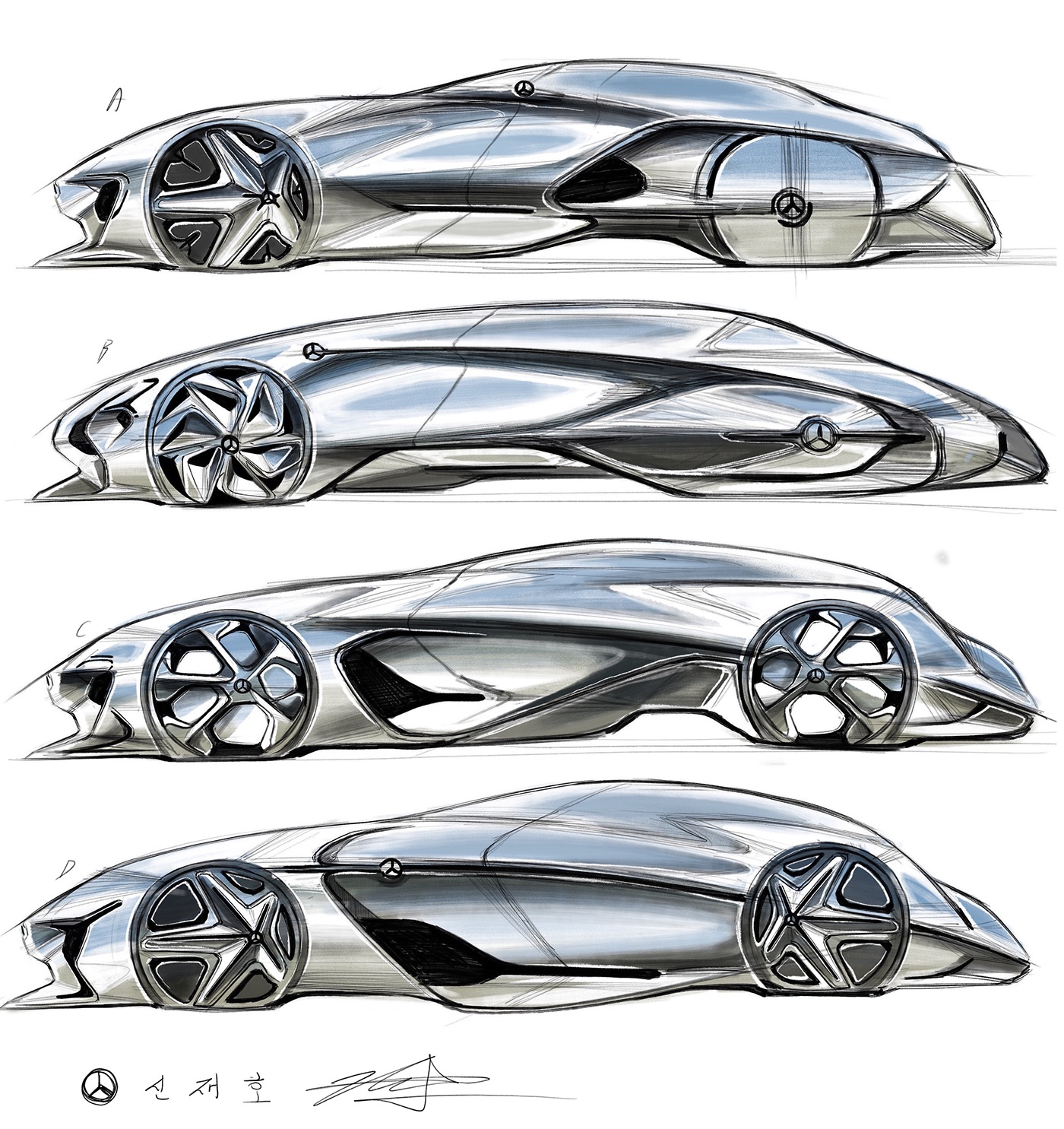 automobile，Hand drawn，automation，sketch，