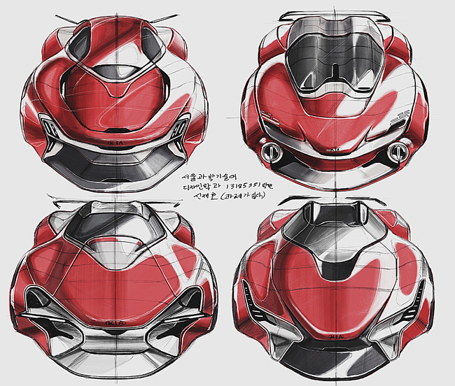 automobile，Hand drawn，automation，sketch，