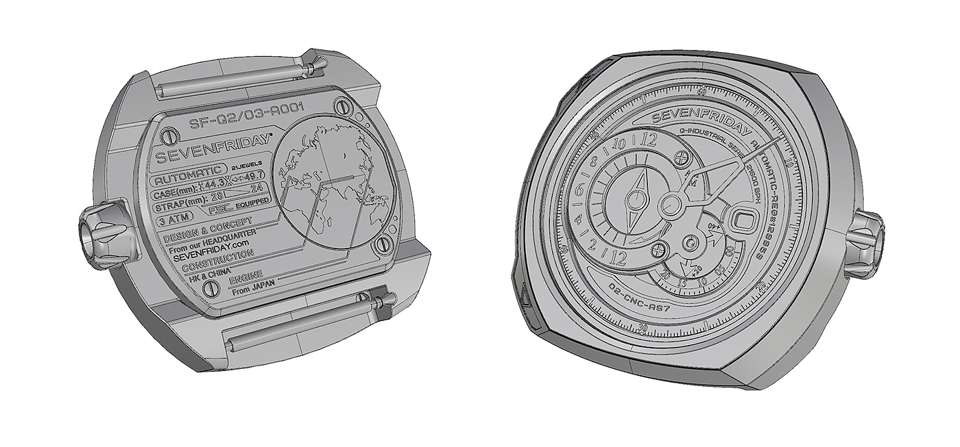 SEVENFRIDAY Q2/，手表，机械，