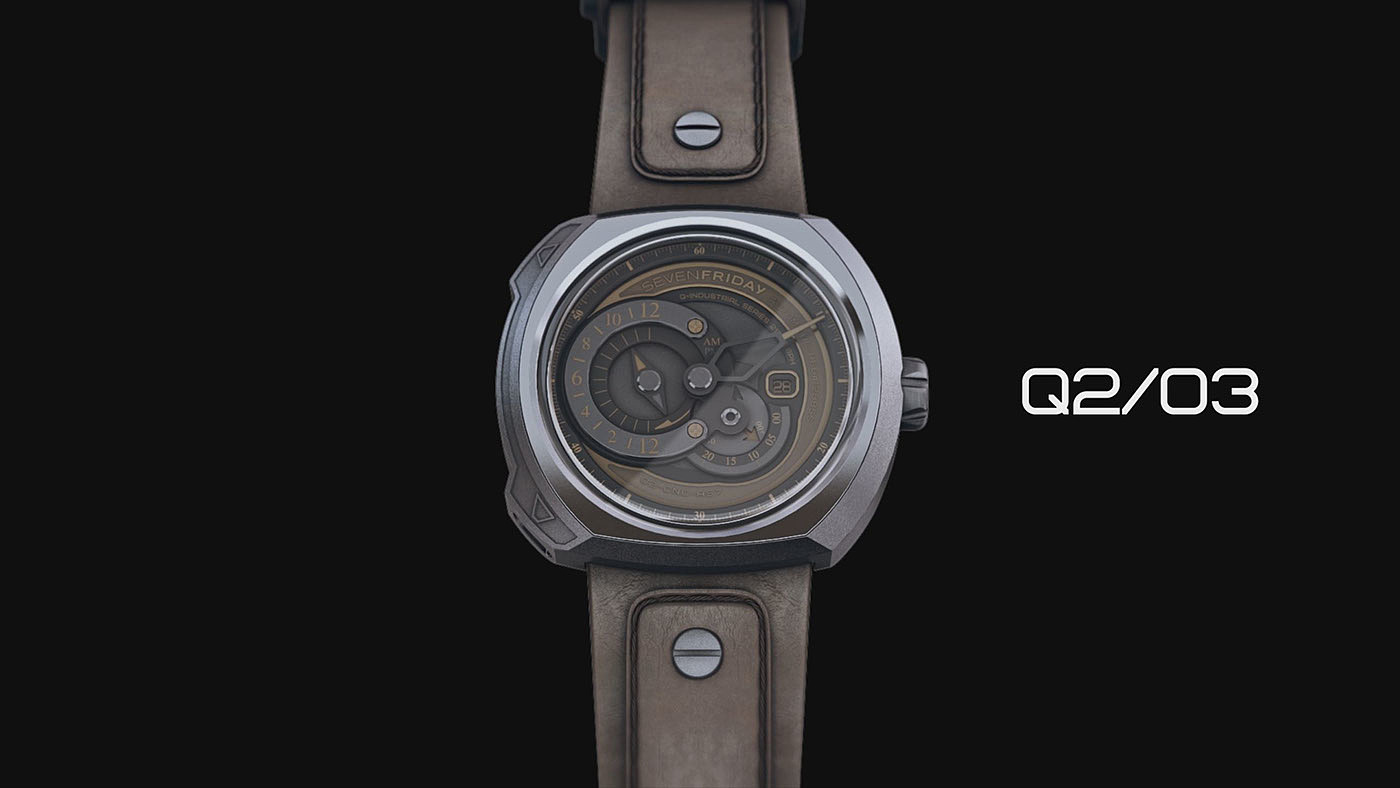 Seventh quarter/，Wrist watch，Mechanics，