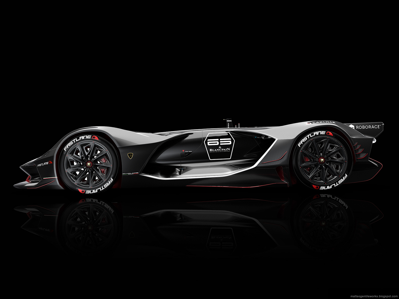 Lamborghini，Racing car，Screensaver，Cool，Automobile design，Autonomous racing，