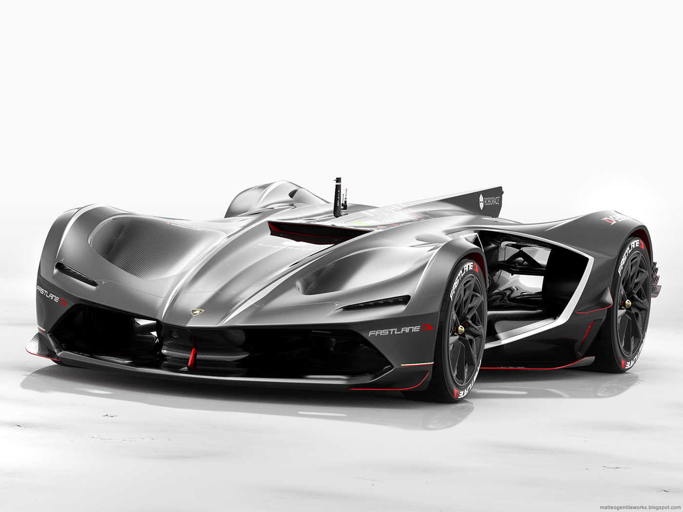 Lamborghini，Racing car，Screensaver，Cool，Automobile design，Autonomous racing，