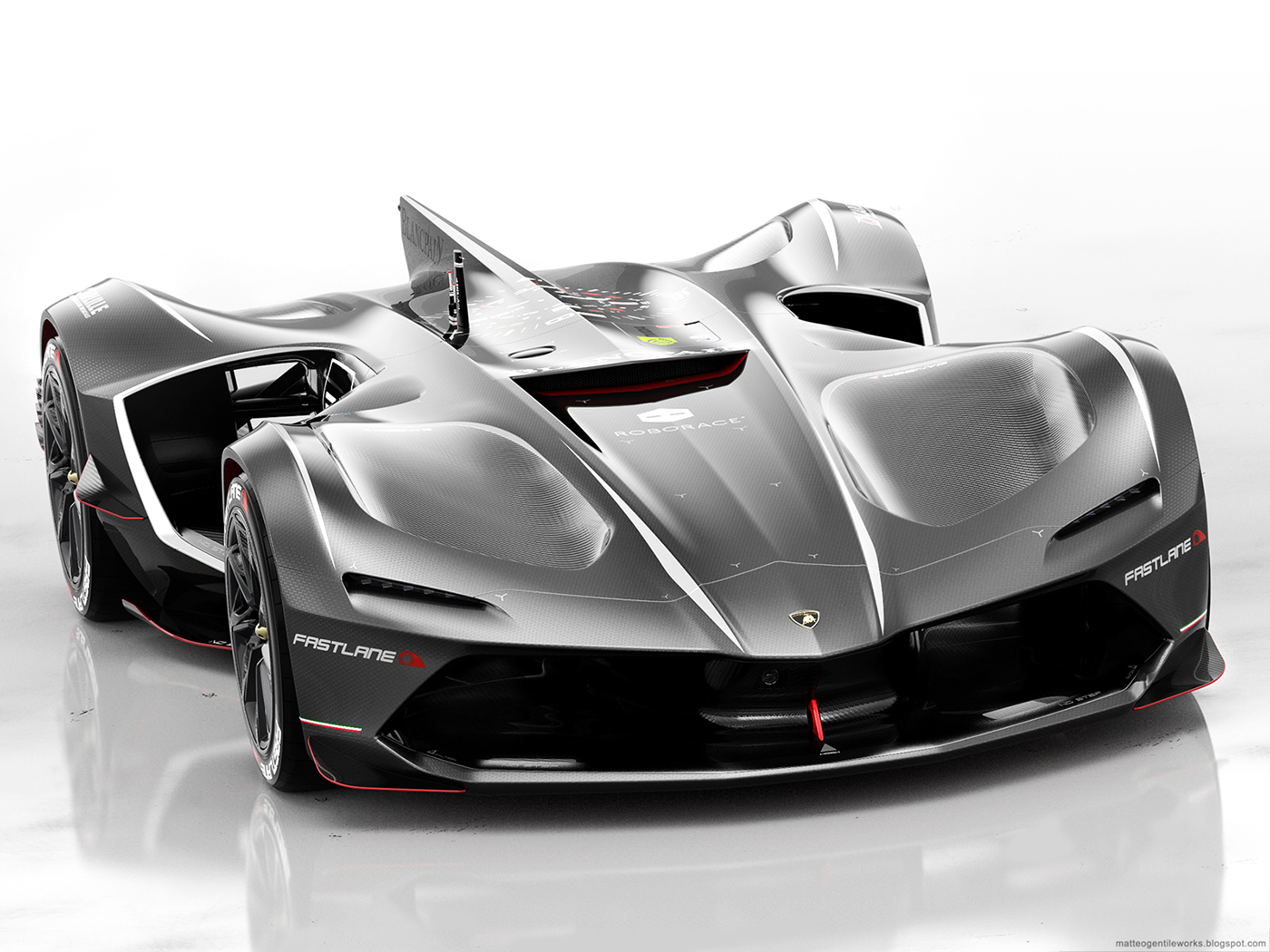 Lamborghini，Racing car，Screensaver，Cool，Automobile design，Autonomous racing，