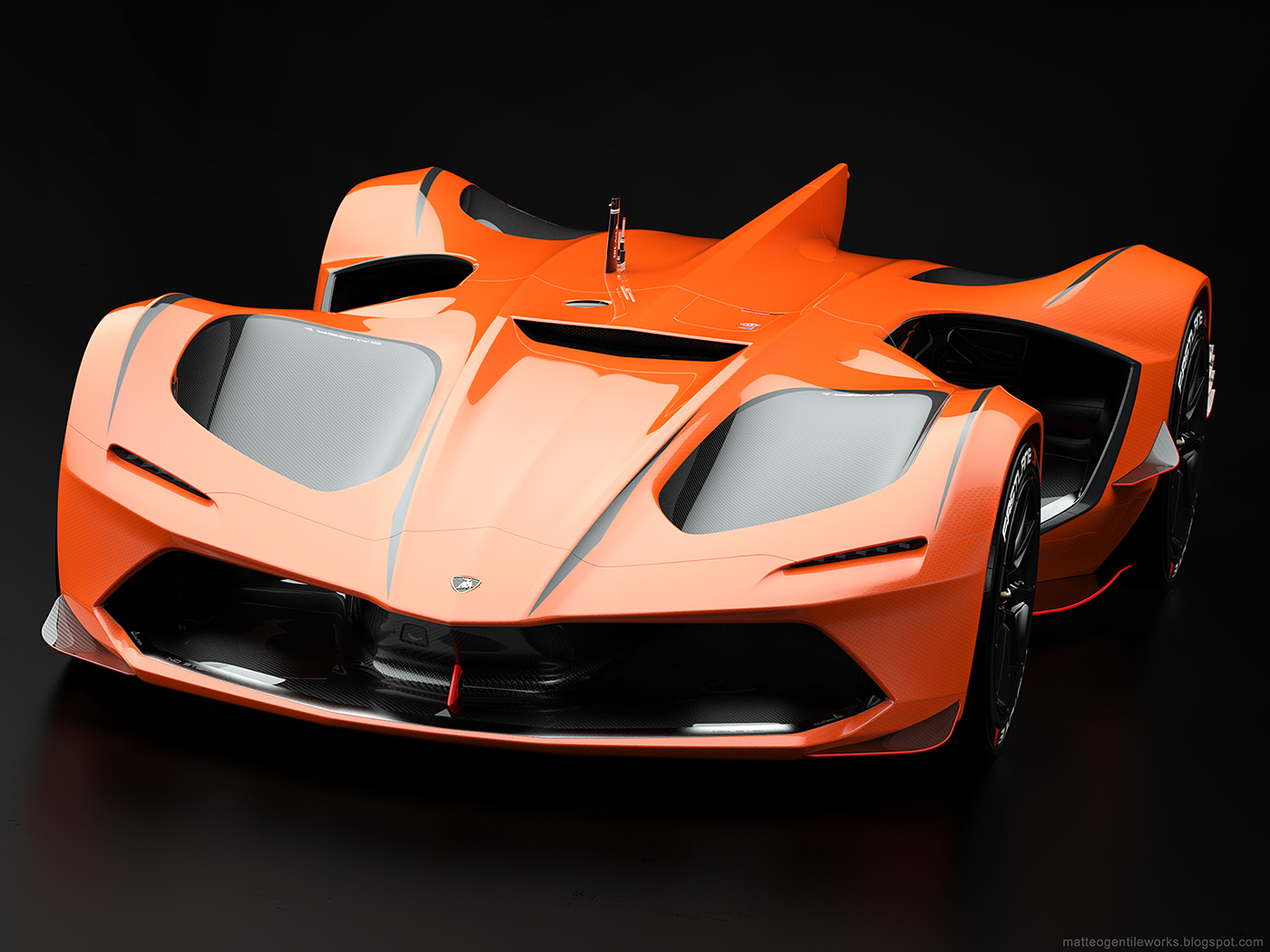 Lamborghini，Racing car，Screensaver，Cool，Automobile design，Autonomous racing，