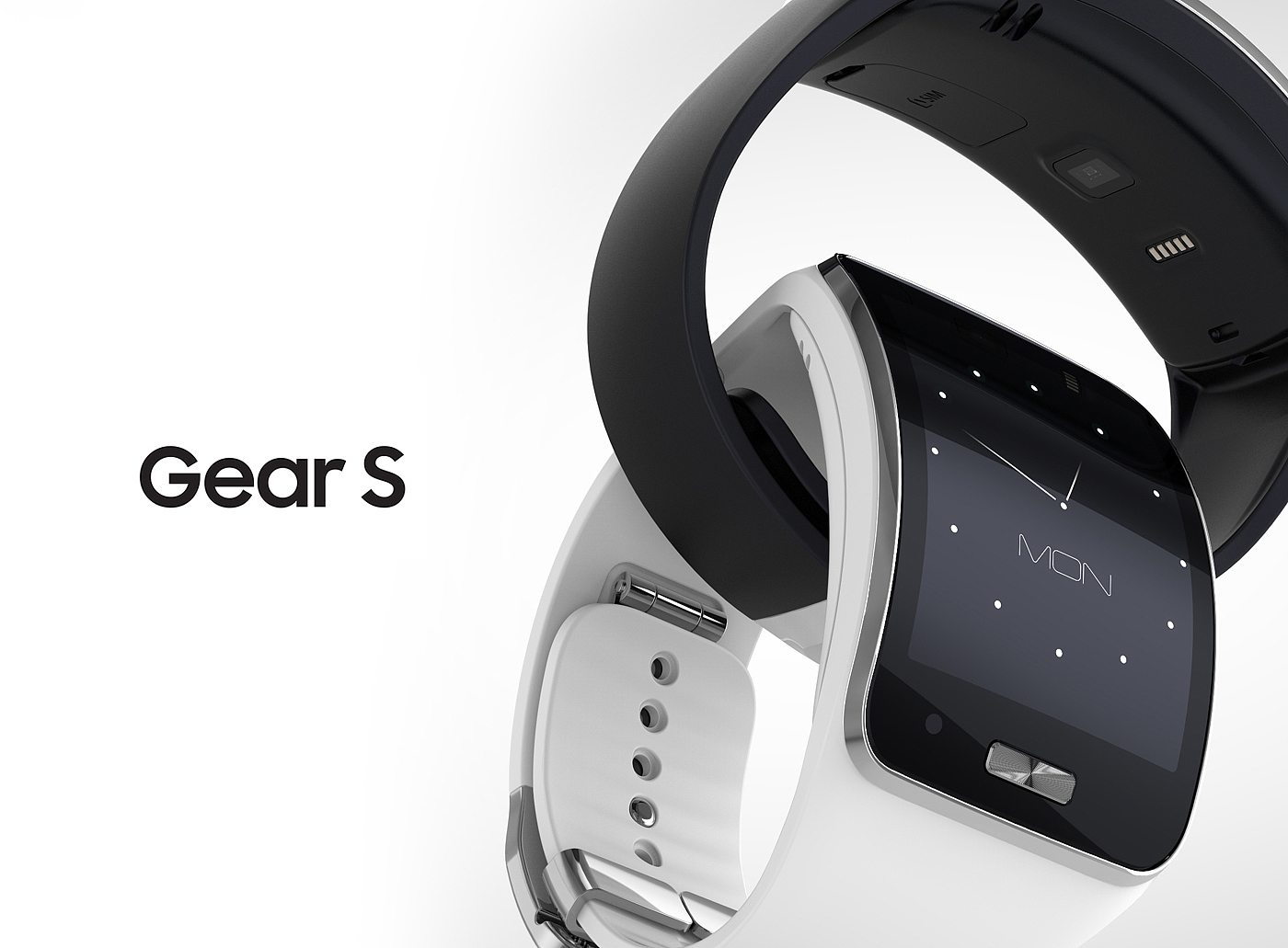 Samsung Gear S，三星，智能手表，