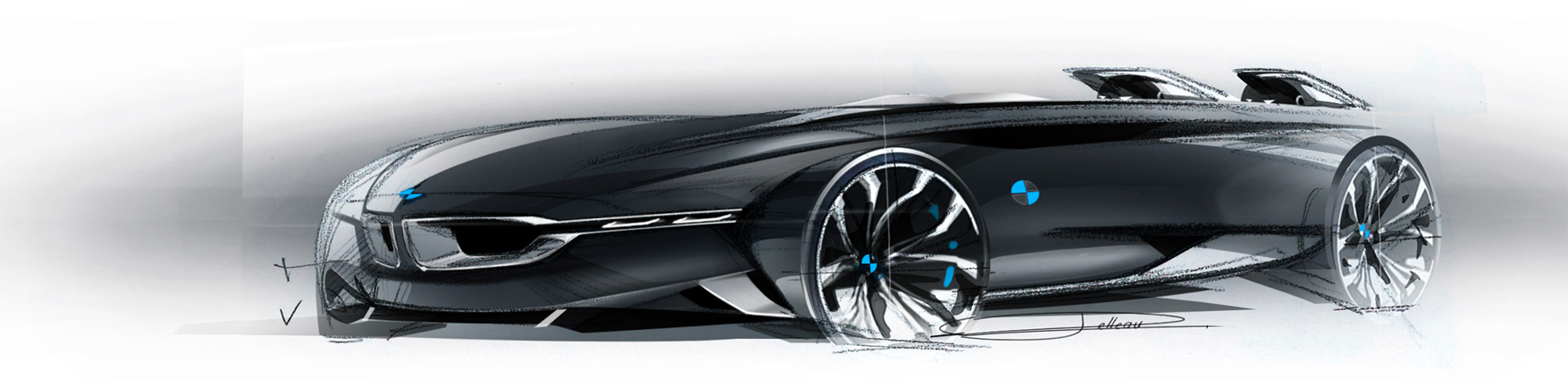 Anthony pelleau，BMW Concept Car，Automobile design，Cool car design，Automobile design sketch，Automobile design renderings，Automobile design context diagram，