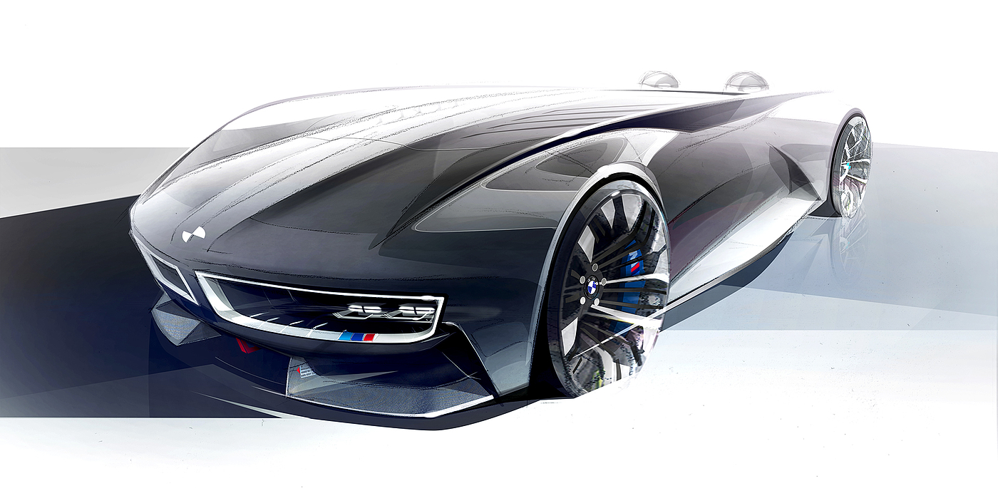 Anthony pelleau，BMW Concept Car，Automobile design，Cool car design，Automobile design sketch，Automobile design renderings，Automobile design context diagram，
