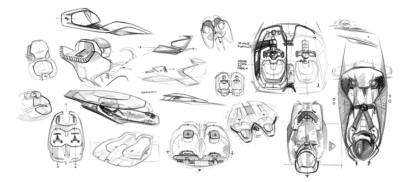 安东尼PELLEAU，宝马概念车，汽车设计，炫酷汽车设计，汽车设计草图，汽车设计效果图，汽车设计情境图，