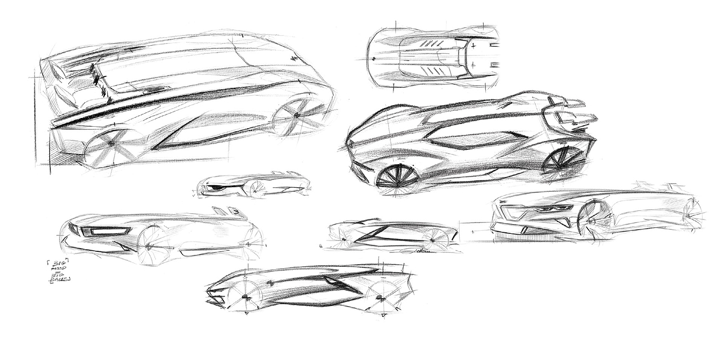 Anthony pelleau，BMW Concept Car，Automobile design，Cool car design，Automobile design sketch，Automobile design renderings，Automobile design context diagram，