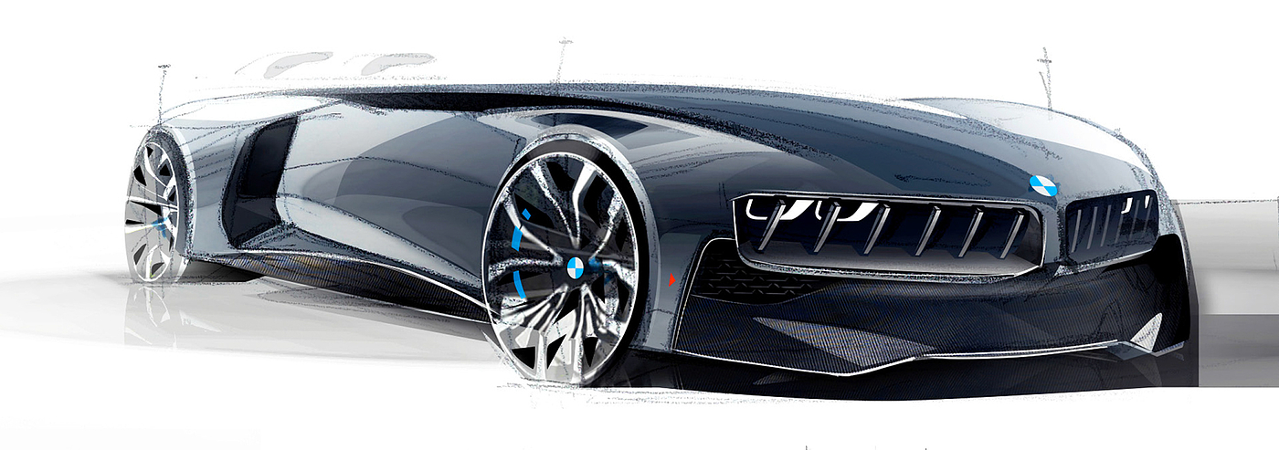 Anthony pelleau，BMW Concept Car，Automobile design，Cool car design，Automobile design sketch，Automobile design renderings，Automobile design context diagram，