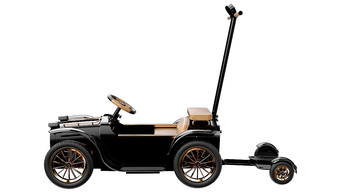 Personal interaction，Retro car，Children's car design，design sketch，Toy car，