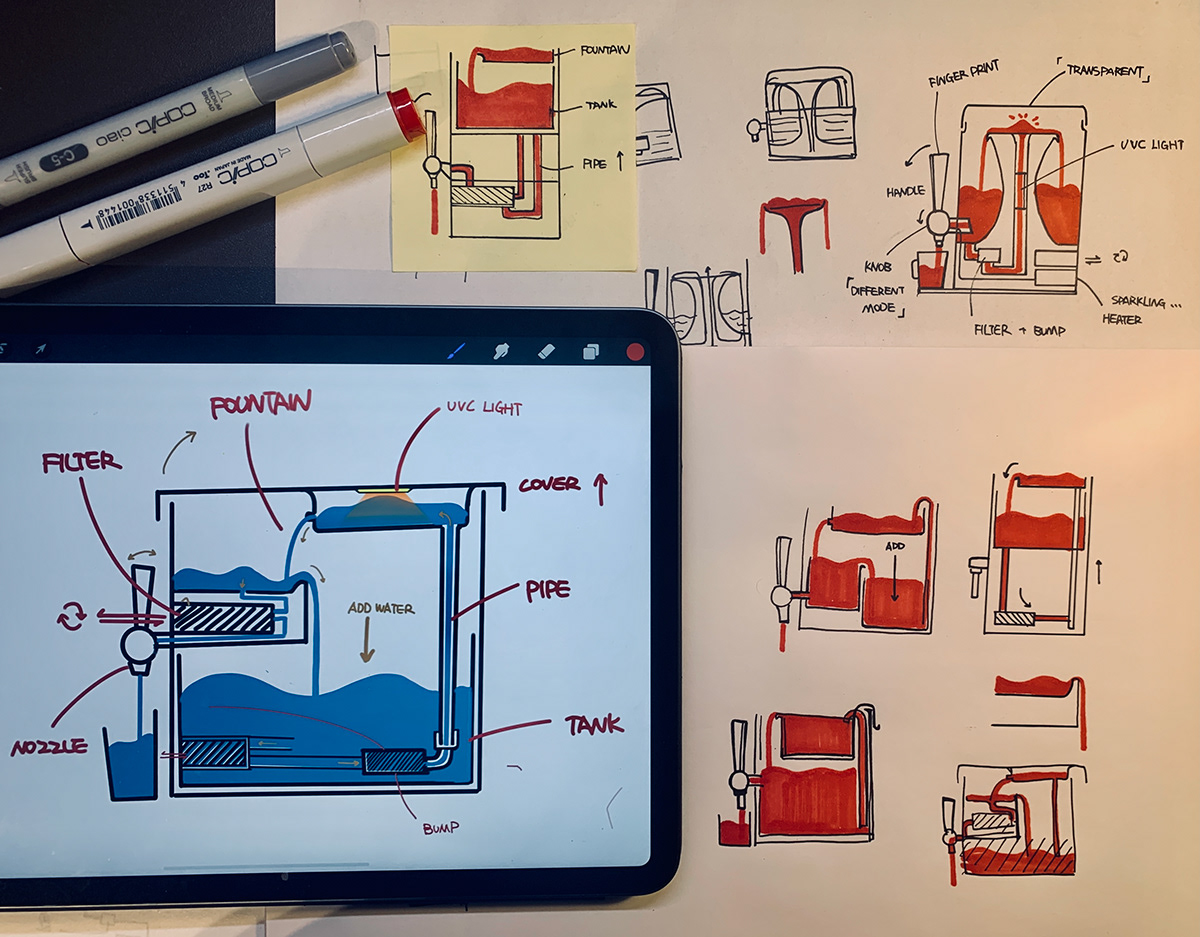Water dispenser，small home appliances，originality，product design，