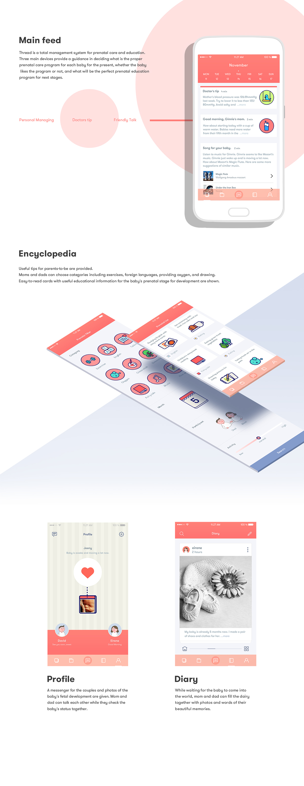 Prenatal care，service，"Thread"，