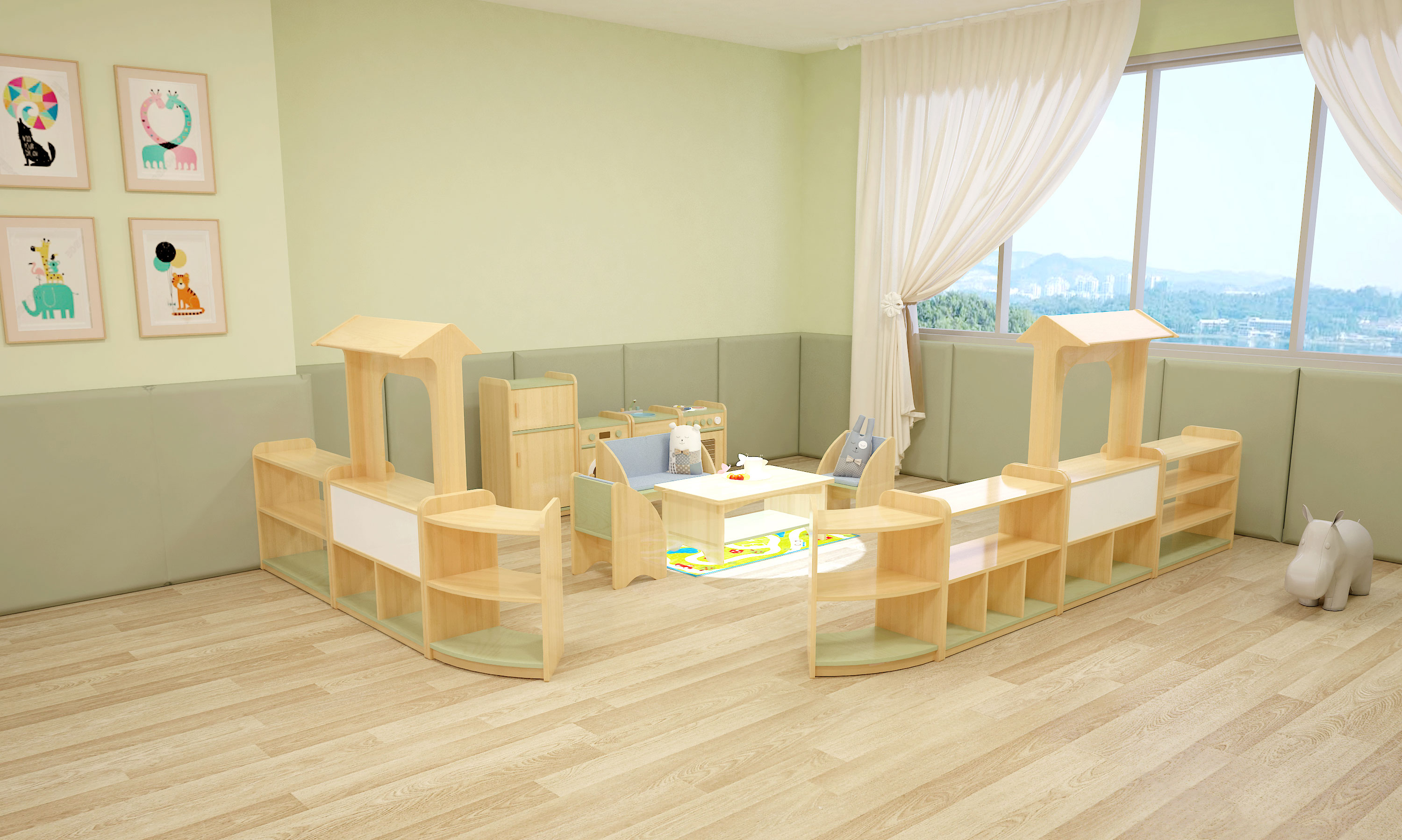 Kindergarten furniture，Children's furniture，Kindergarten equipment，School furniture，，Kindergarten activity room furniture，Kindergarten lounge furniture，Children's siesta bed，