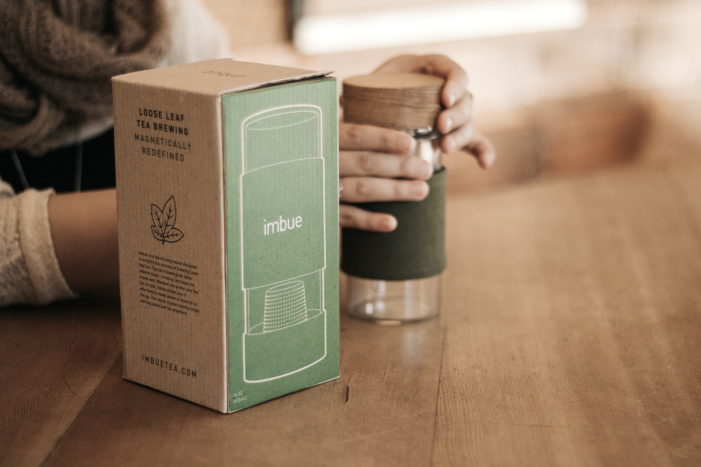 tea set，Magnetic adsorption，container，woodiness，packing design，