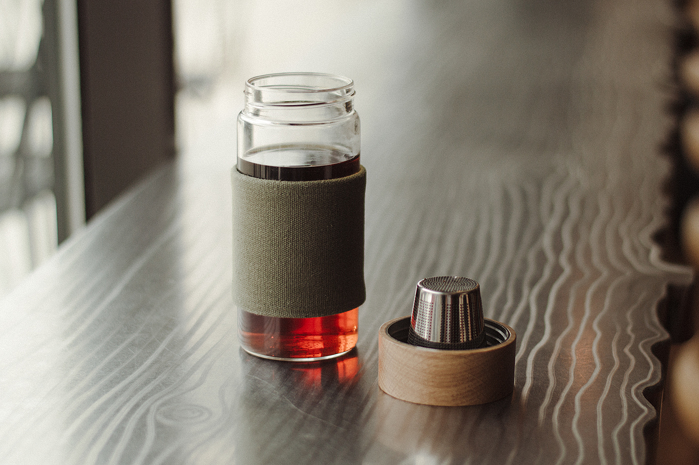 tea set，Magnetic adsorption，container，woodiness，packing design，