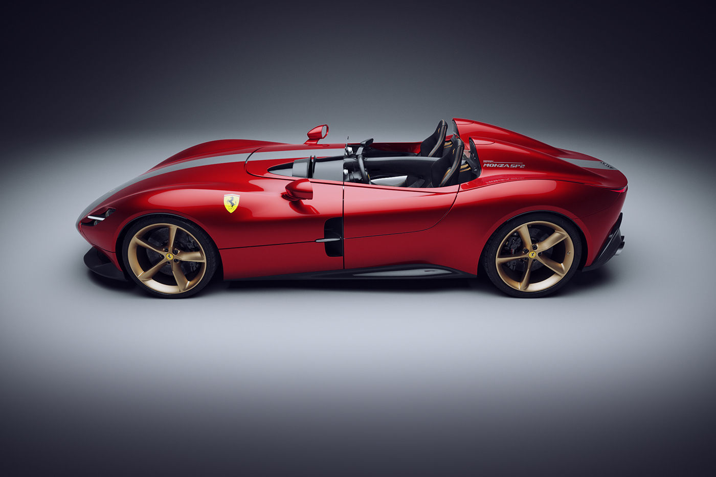 Ferrari，Sports car，cgi，