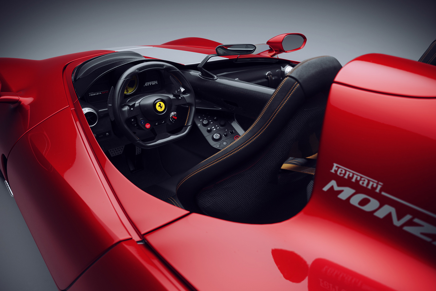 Ferrari，Sports car，cgi，