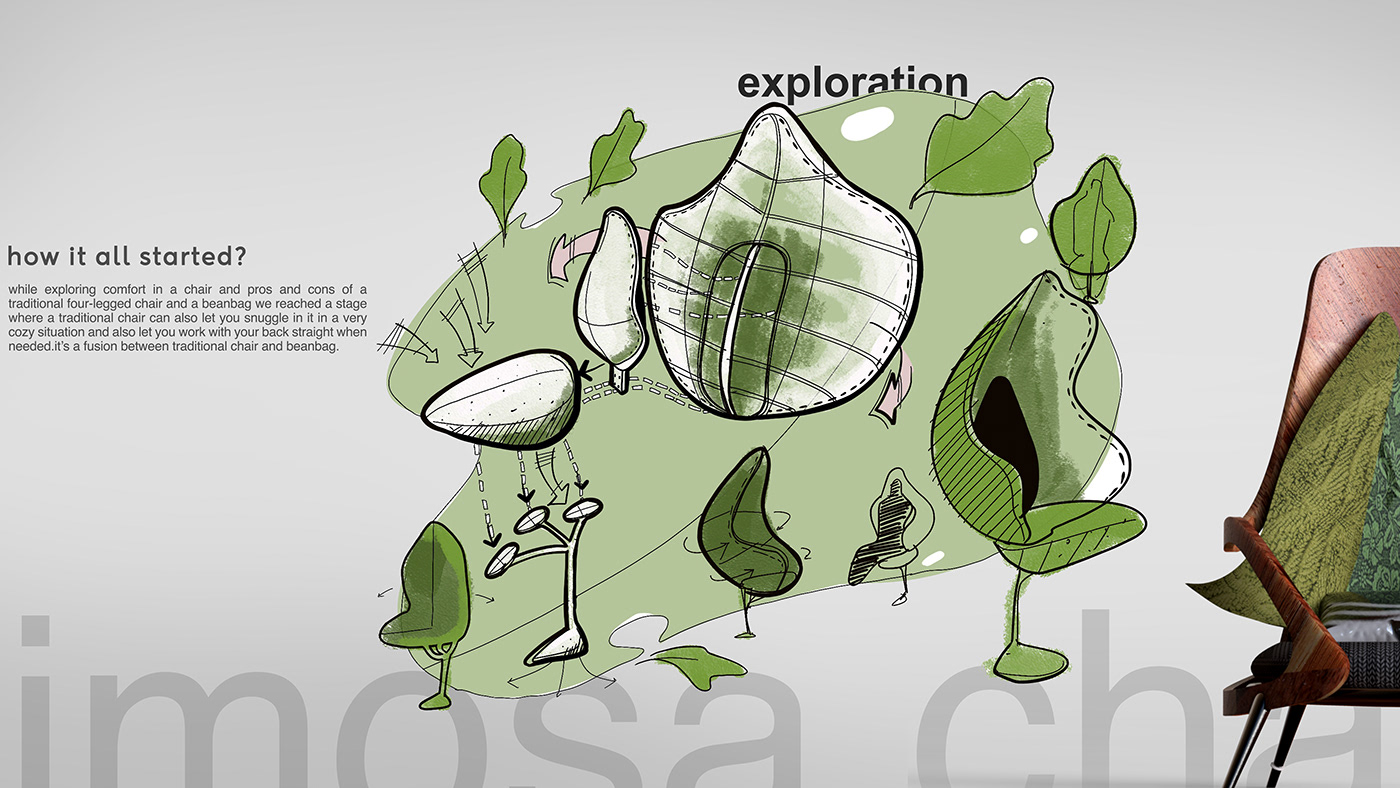 chair，Render，3D modeling，