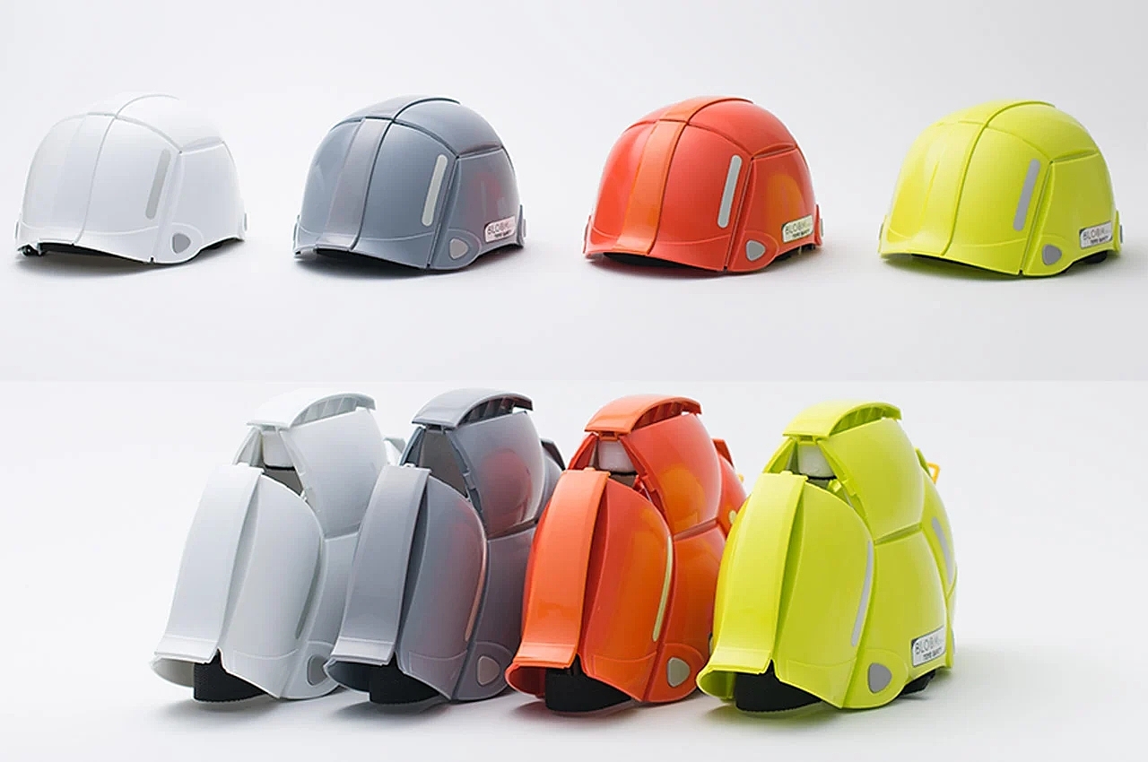 Folding helmet，Life saving accessories，R&D Make，