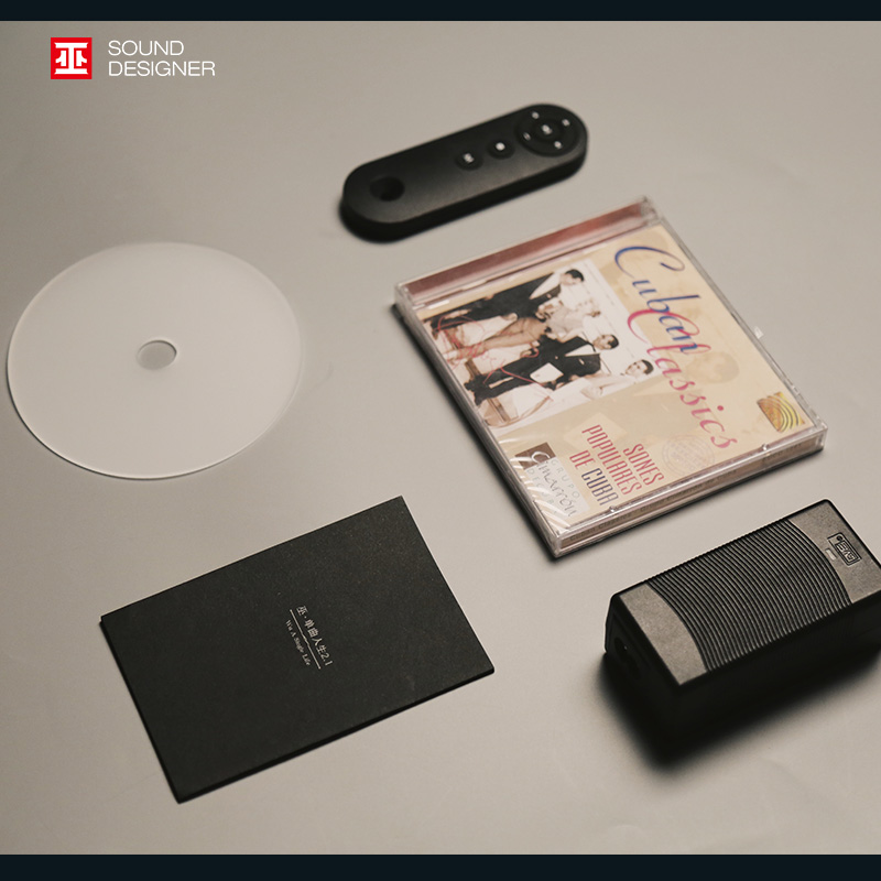 2.1 sound channel，Integrated CD player，Niche design，Original design，Single life 2.1 CD player，