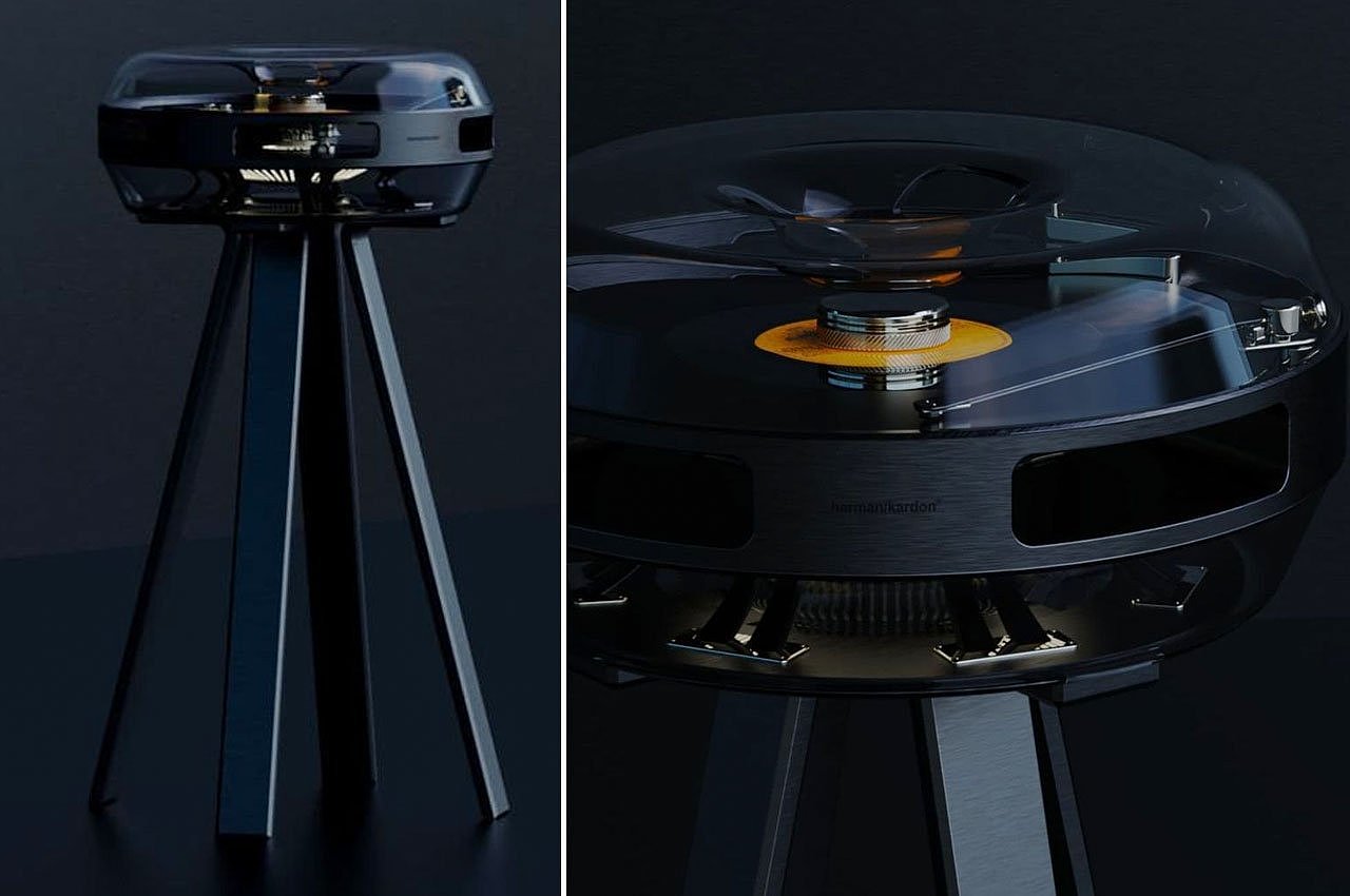 perspective，Record player，Harman Kardon，URUSS Design，