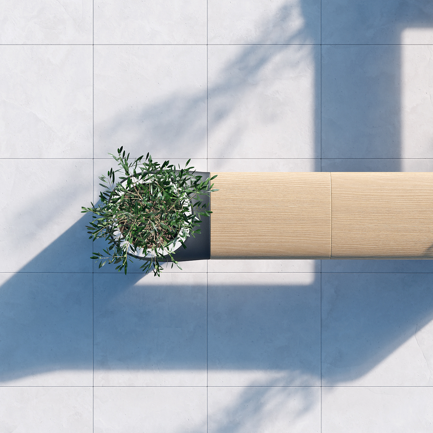 Mass，Modular public bench，S6W4 Render Weekly，