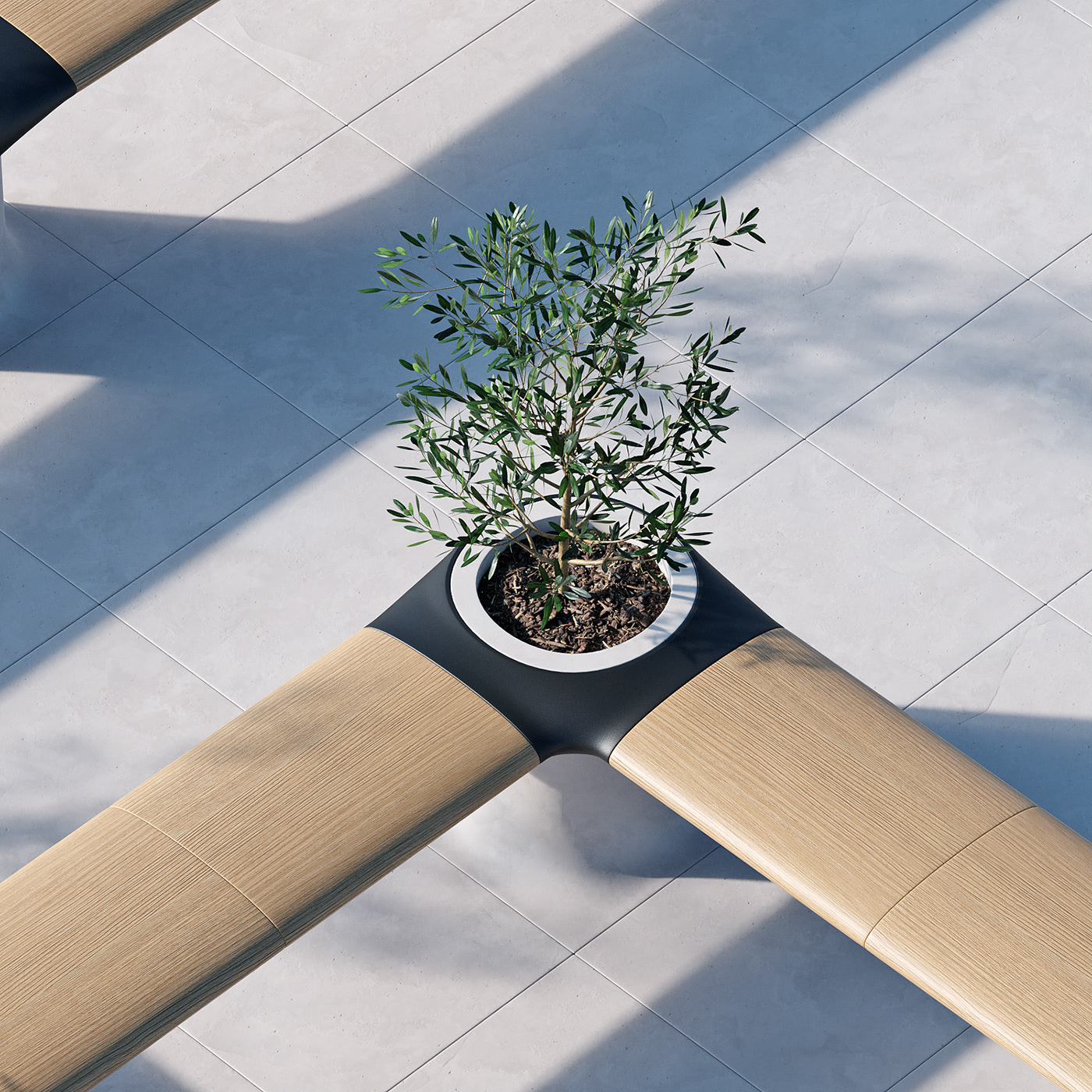 Mass，Modular public bench，S6W4 Render Weekly，