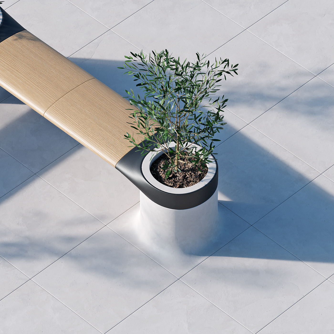 Mass，Modular public bench，S6W4 Render Weekly，