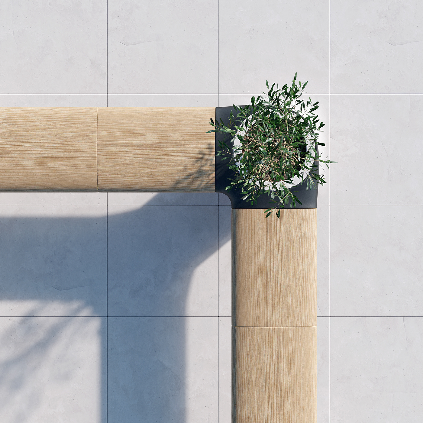 Mass，Modular public bench，S6W4 Render Weekly，