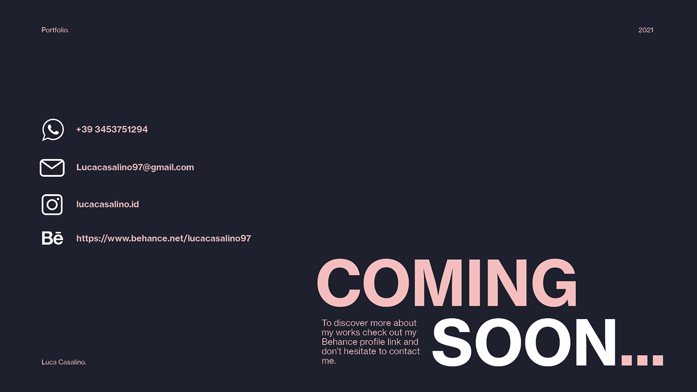 IED Alumni Network，luca casalino，industrial design，sample reels，Salino combination，