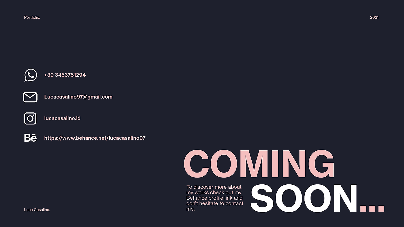IED Alumni Network，luca casalino，industrial design，sample reels，Salino combination，
