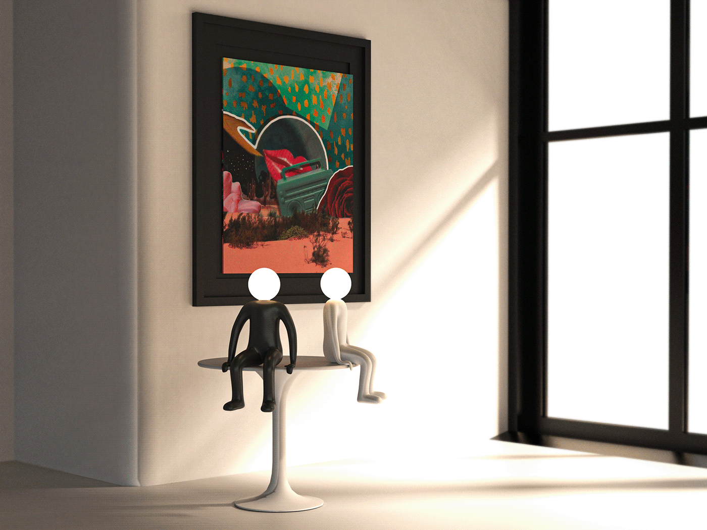 Maha Jaidah，Walk-Man Table Lamp，Walkman lamp，product design，