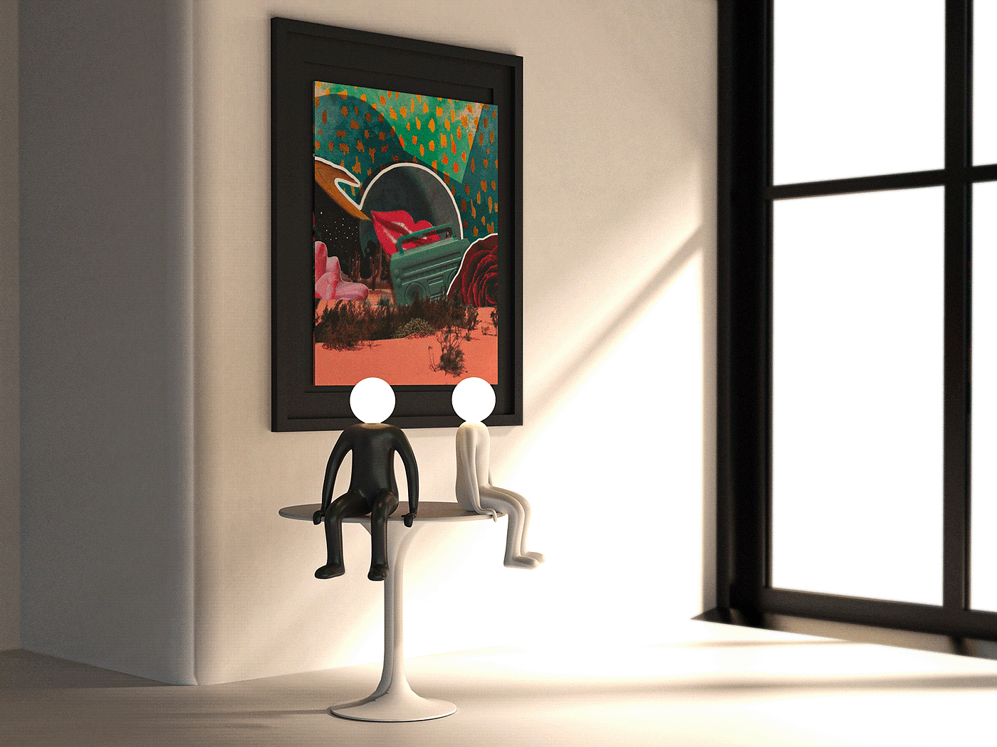 Maha Jaidah，Walk-Man Table Lamp，Walkman lamp，product design，