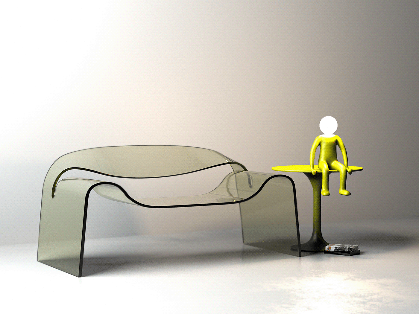 Maha Jaidah，Walk-Man Table Lamp，Walkman lamp，product design，
