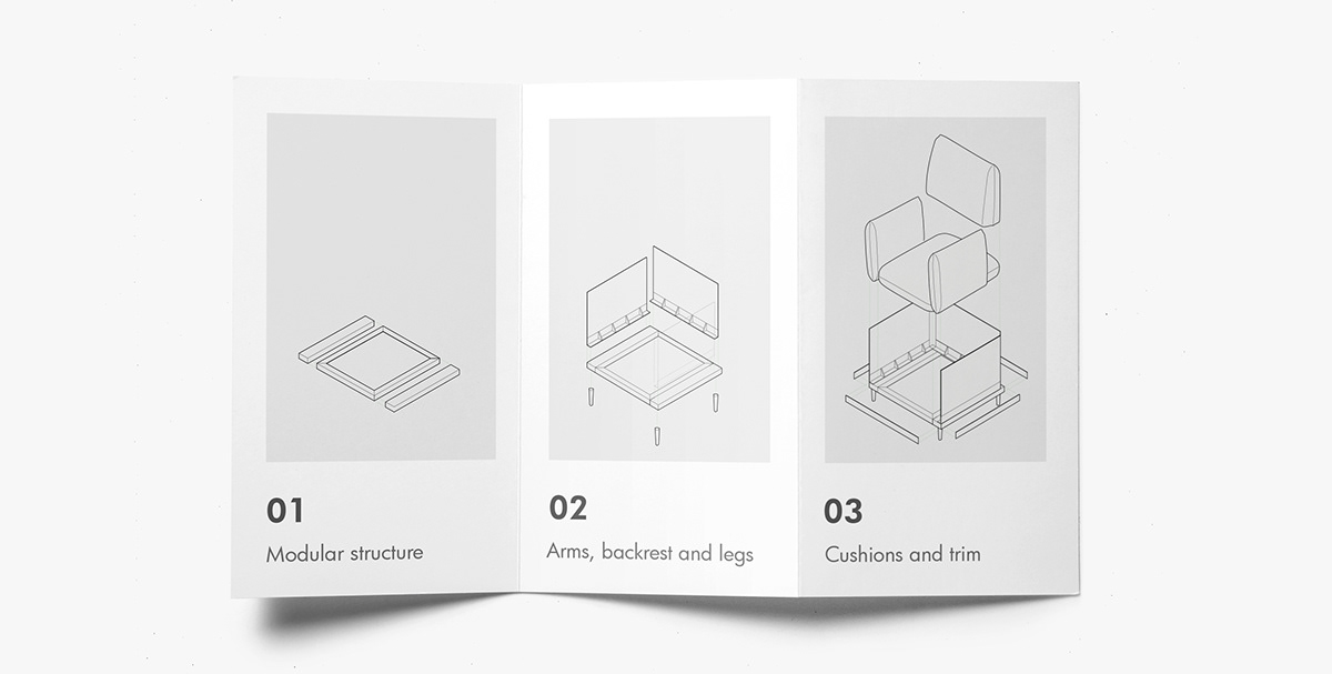 Hassel，sofa，sofa，modularization，