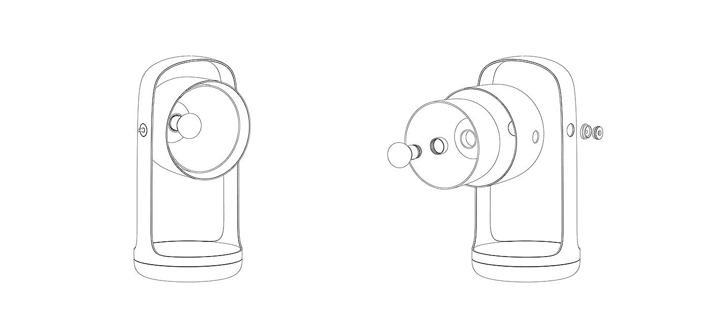 Table lamp design，industrial design，product design，Interior light，