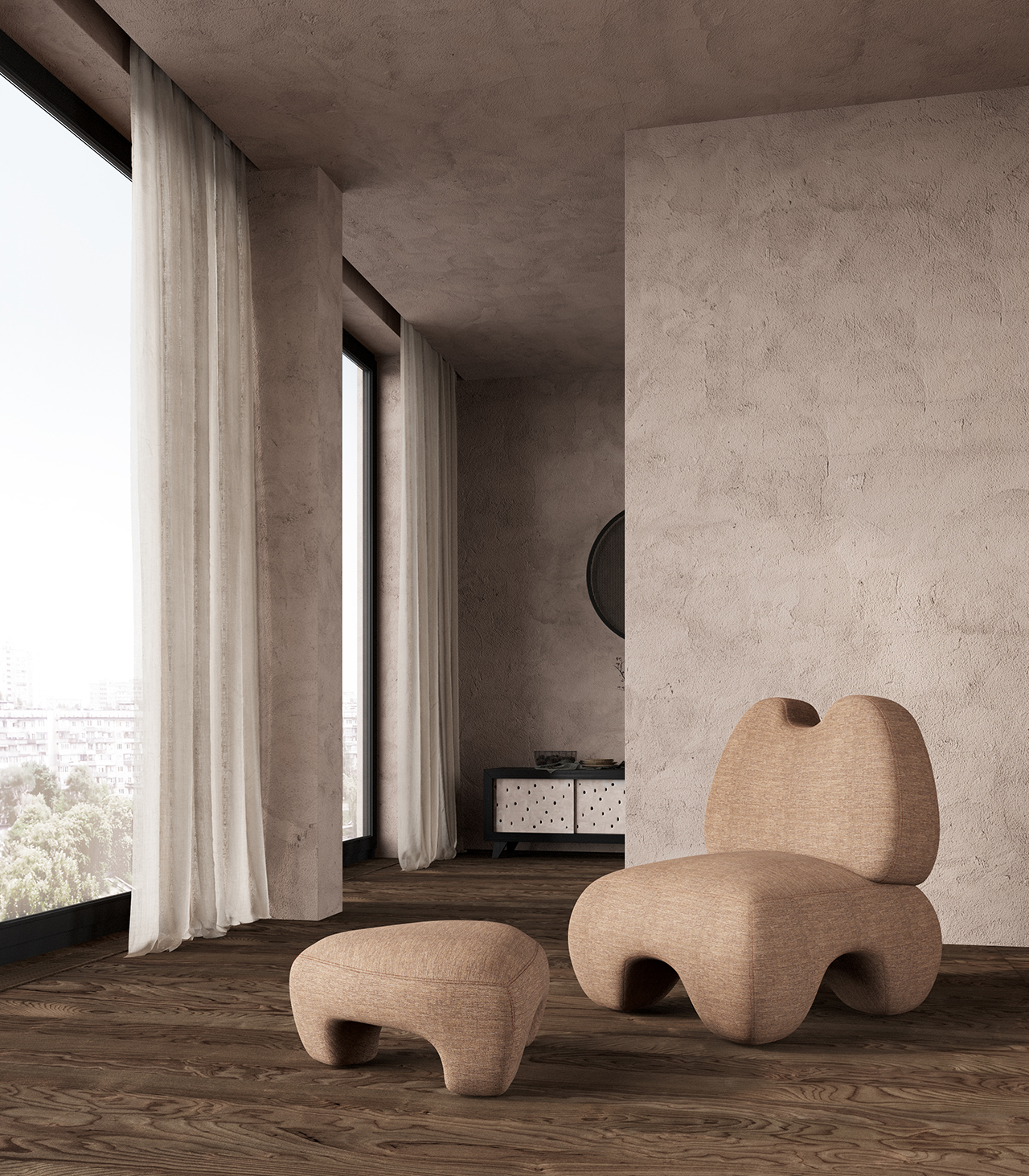 Cloud chair，Victoria Yakusha，Faina，Domna armchair，Goddess sculpture，