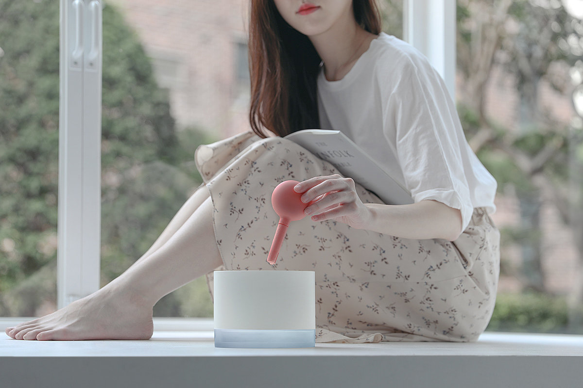 Second White，Humidifier H5，加湿器，日出/日落概念，产品设计，