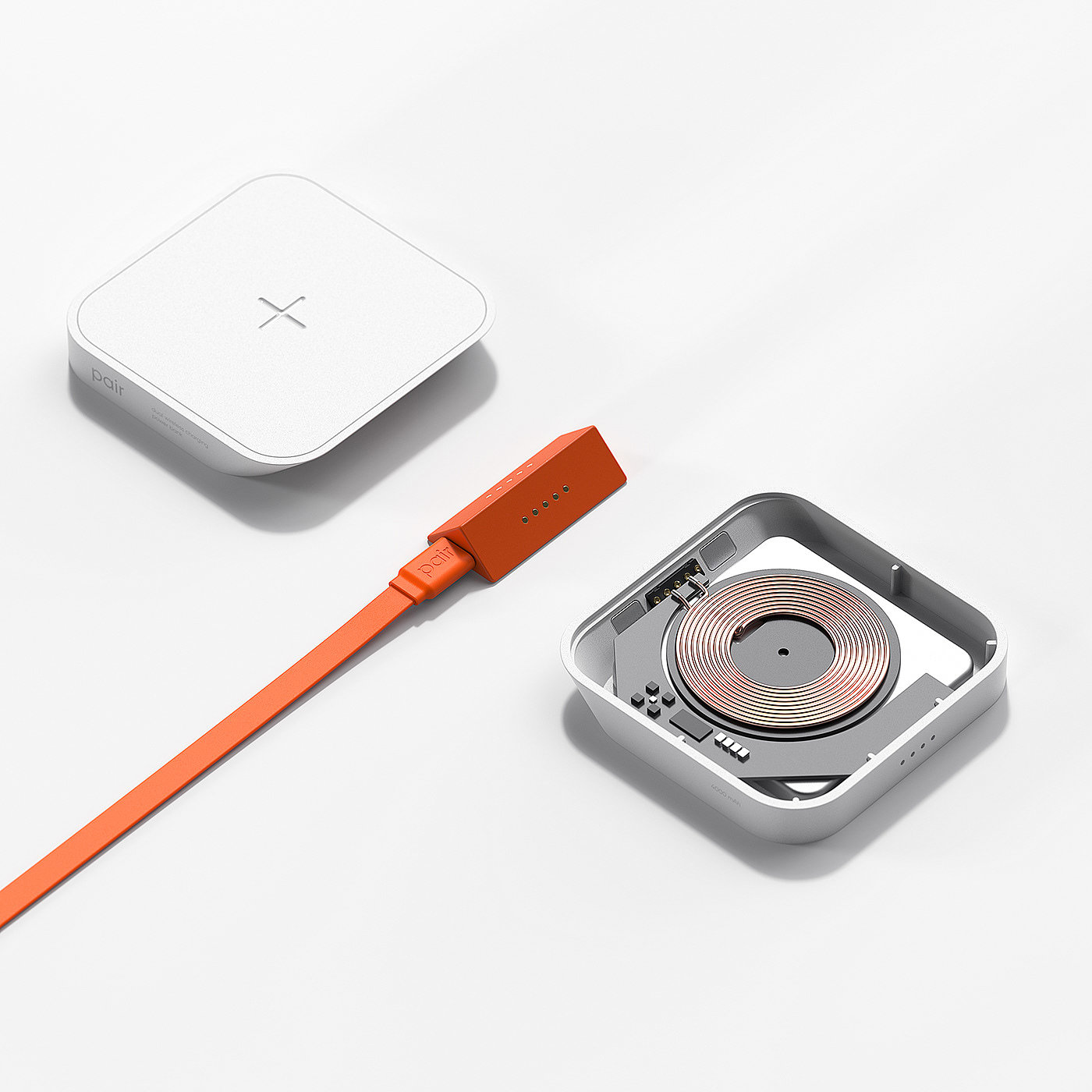 charge，Pair，wireless，portable battery，Mobile power supply，