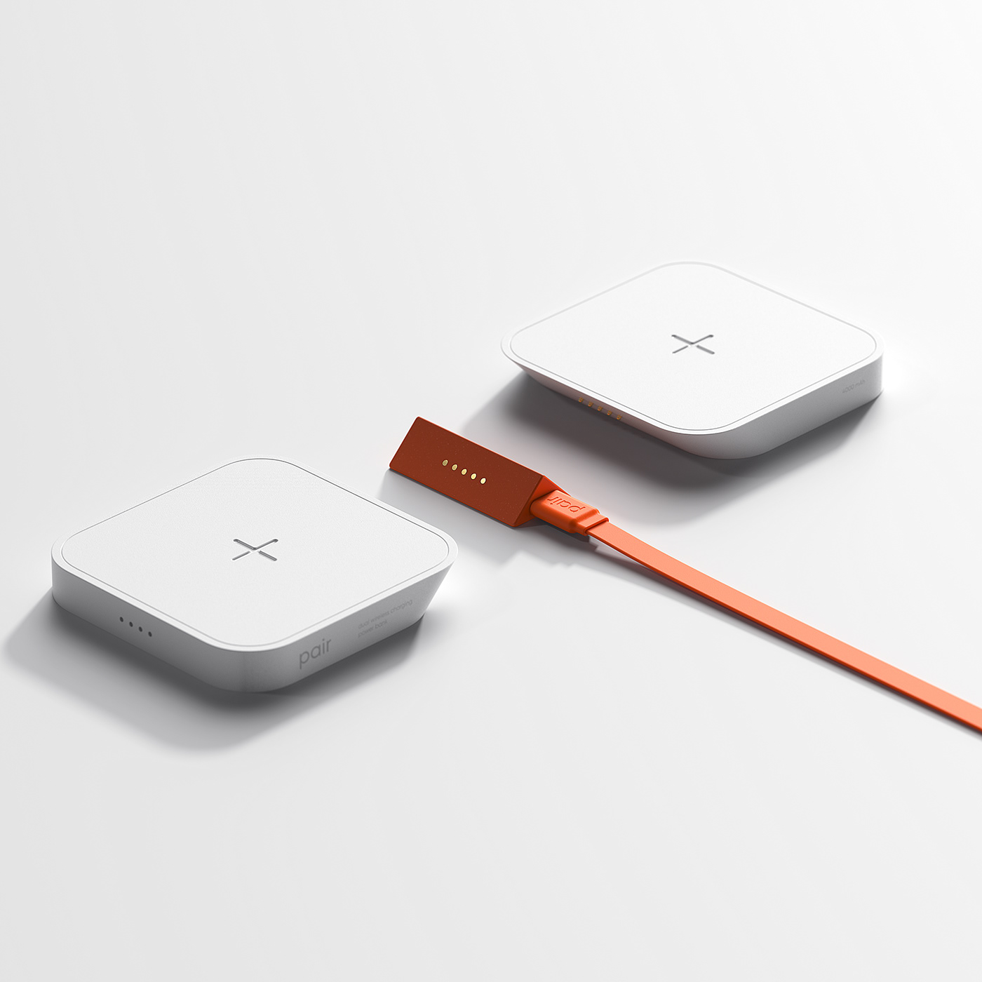 charge，Pair，wireless，portable battery，Mobile power supply，