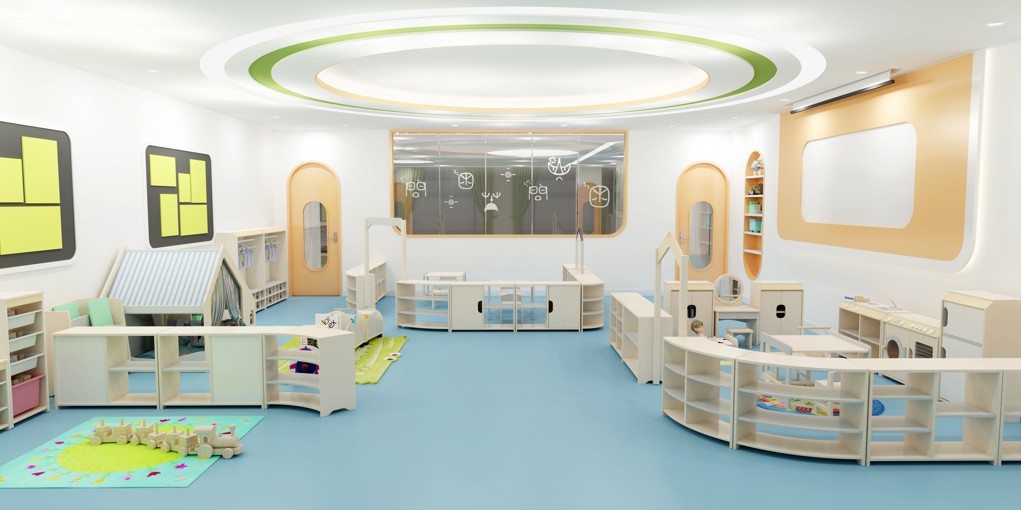 Kindergarten furniture，Nursery and early education furniture，Children's furniture，furniture design ，Customized design of children's furniture，