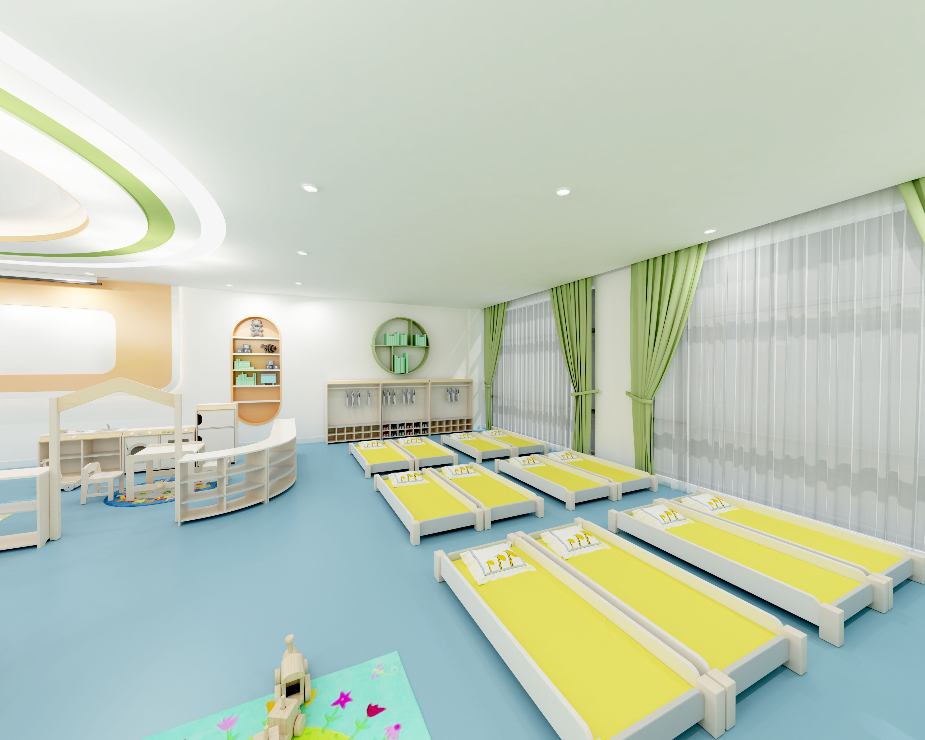 Kindergarten furniture，Nursery and early education furniture，Children's furniture，furniture design ，Customized design of children's furniture，