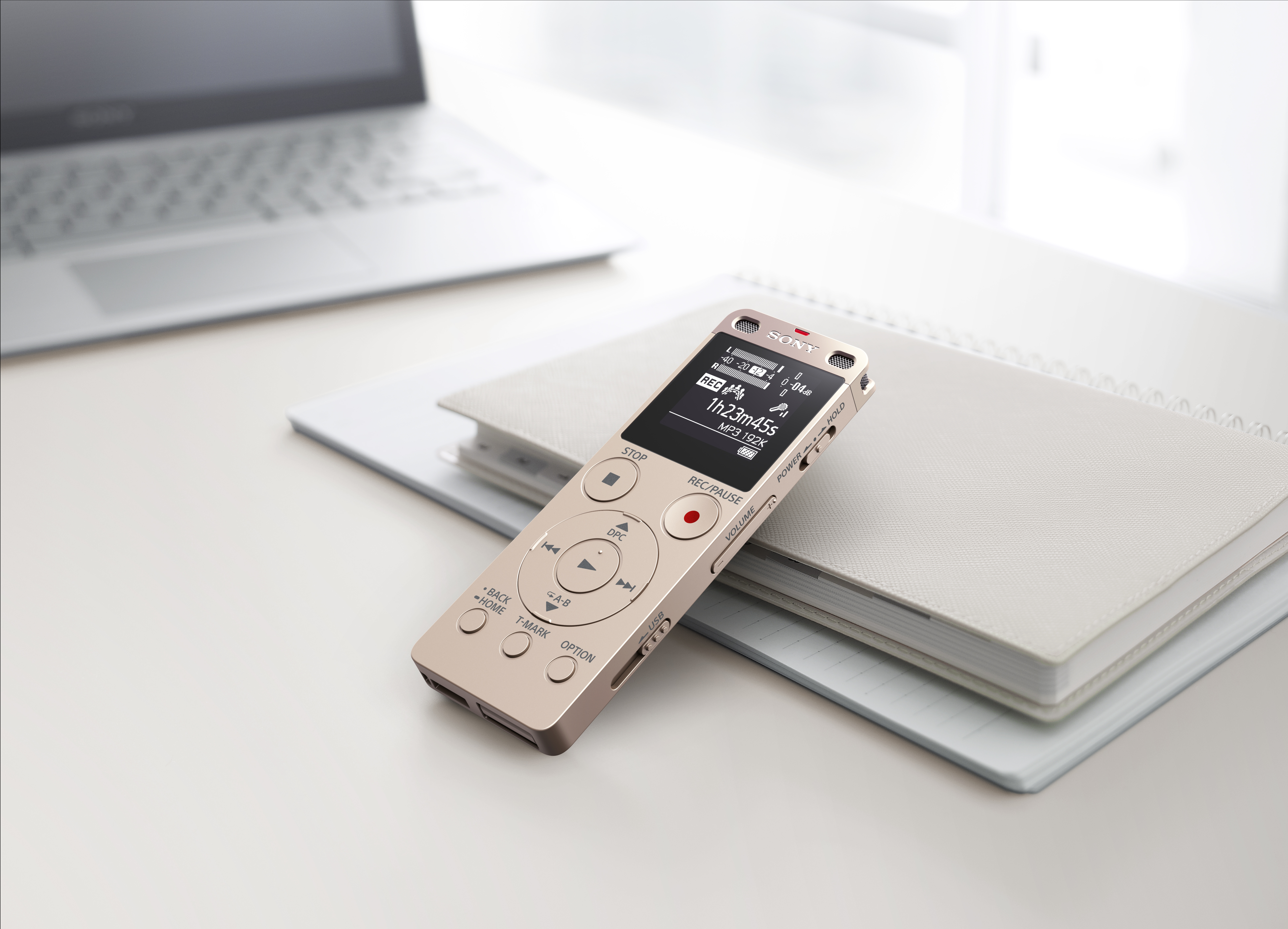 Sony，sony，ICD-UX560，business affairs，Recording pen，music，sound recording，sing，Office digital，