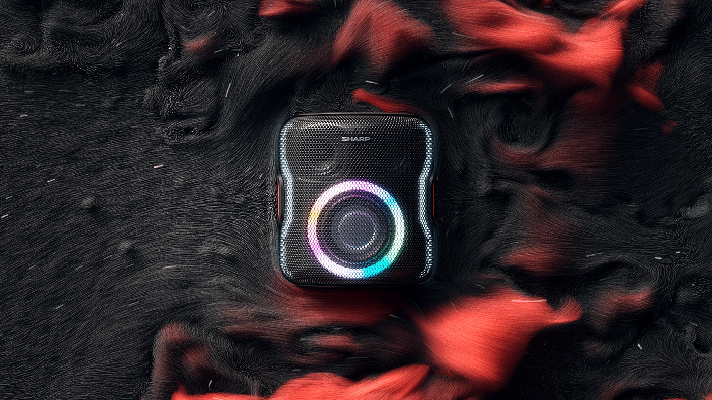 Image design，particle，speaker，