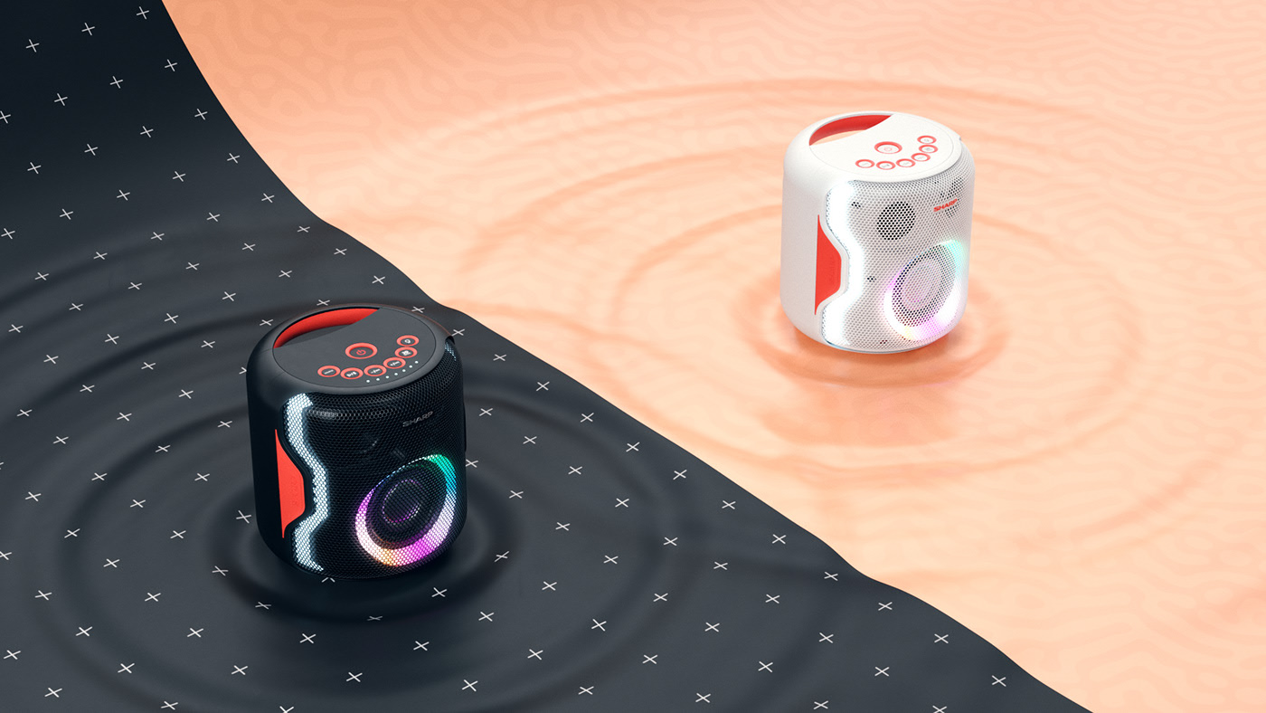 Image design，particle，speaker，