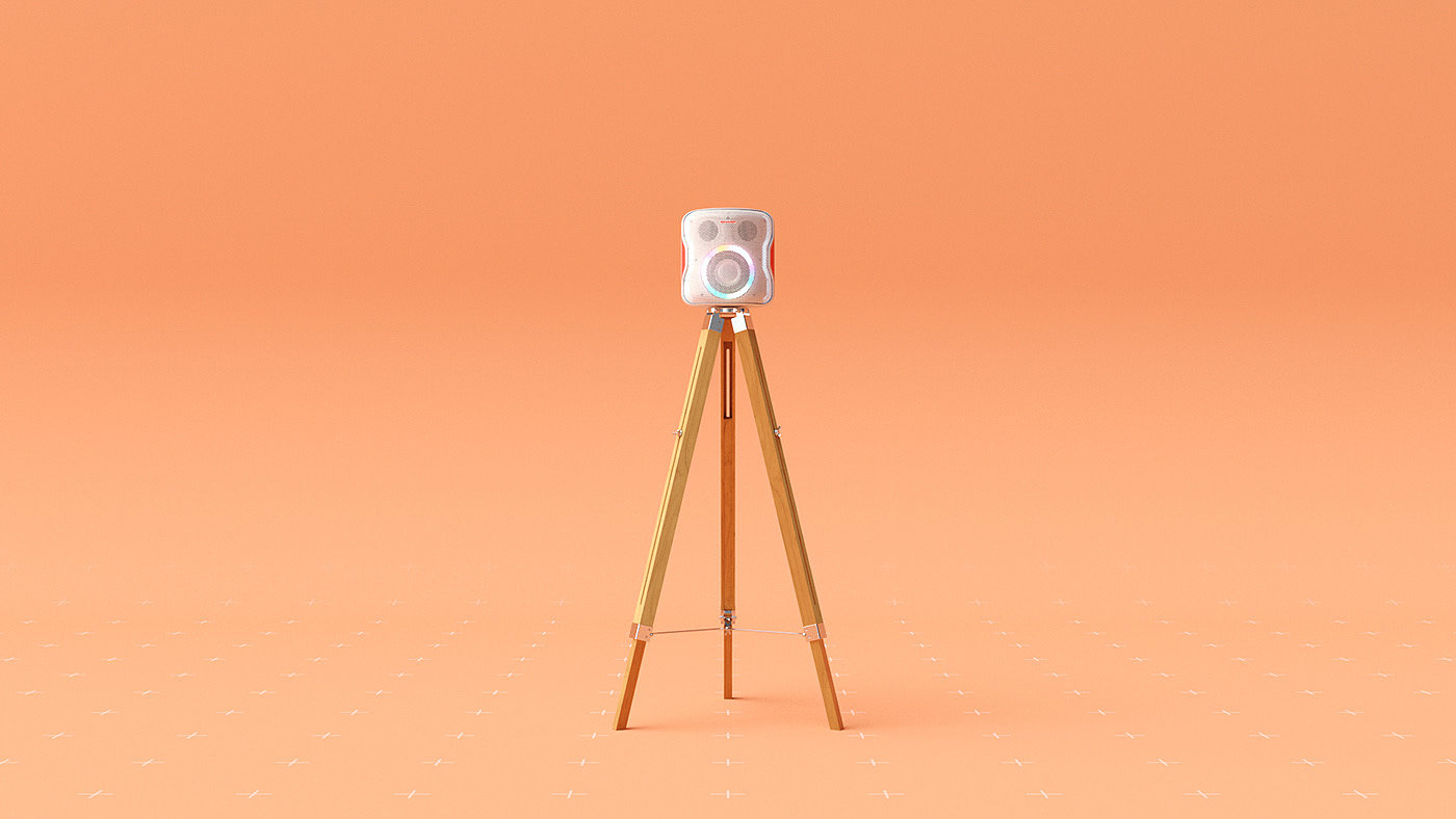 Image design，particle，speaker，
