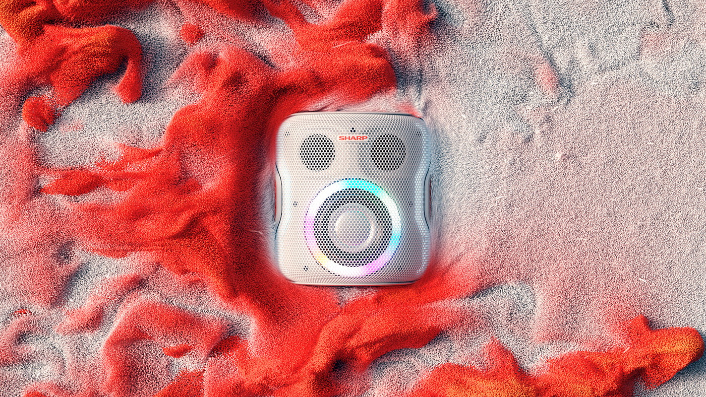 Image design，particle，speaker，