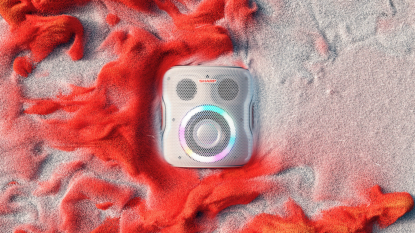 Image design，particle，speaker，